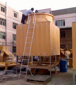 方型橫流HHR系列冷卻塔安裝現場 方型橫流HHR系列冷卻塔安裝現場